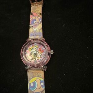 2000 Powerpuff Girls bubble top Character Watch - Pink